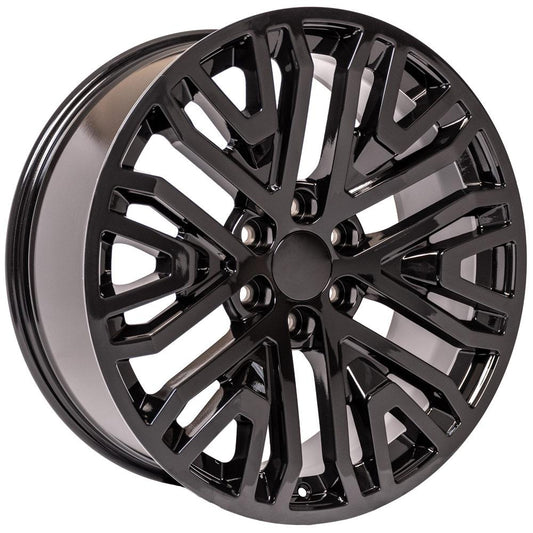 OE WHEELS CV37 22x9 6X139.7 28 GLOSS BLACK