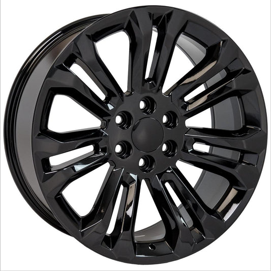 OE WHEELS CV43 22x9 6X139.7 24 GLOSS BLACK