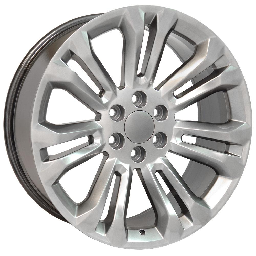 OE WHEELS CV43 22x9 6X139.7 24 HYPER BLACK