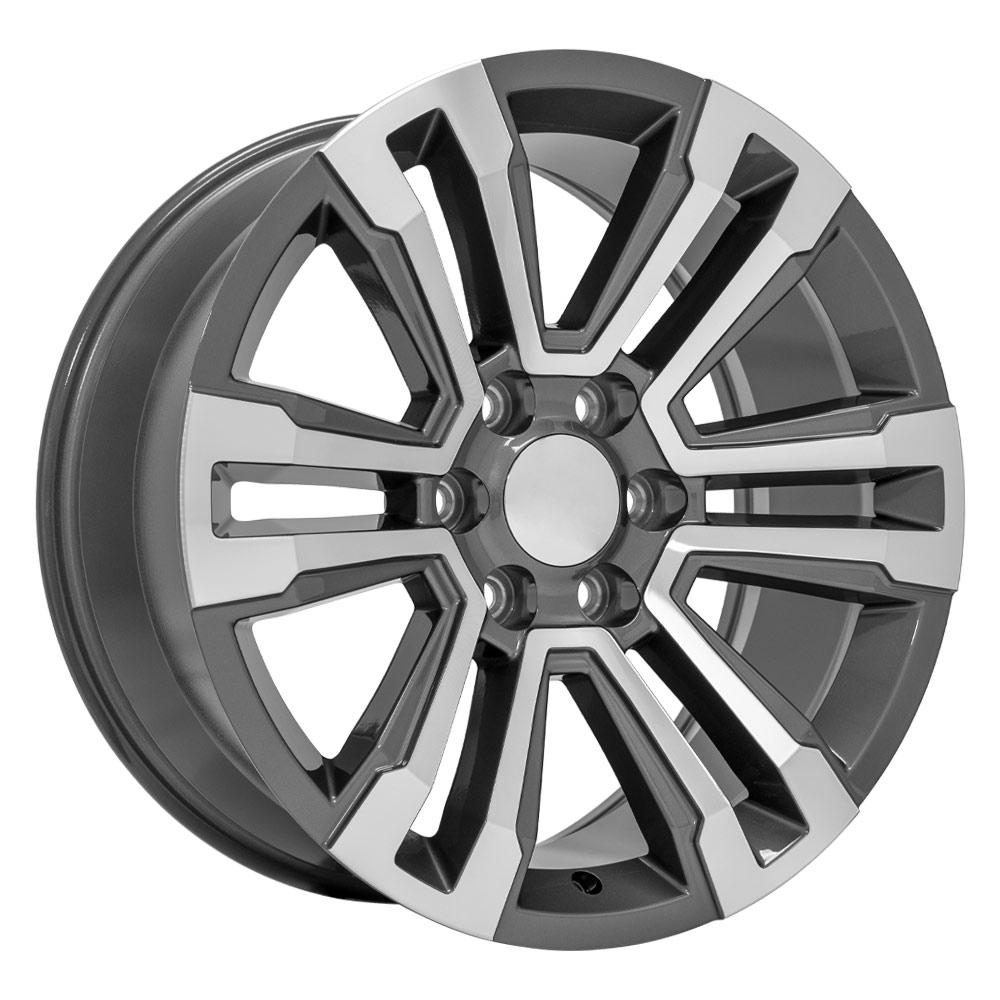 OE WHEELS CV44 20x9 6X139.7 24 GUNMETAL MACHINED