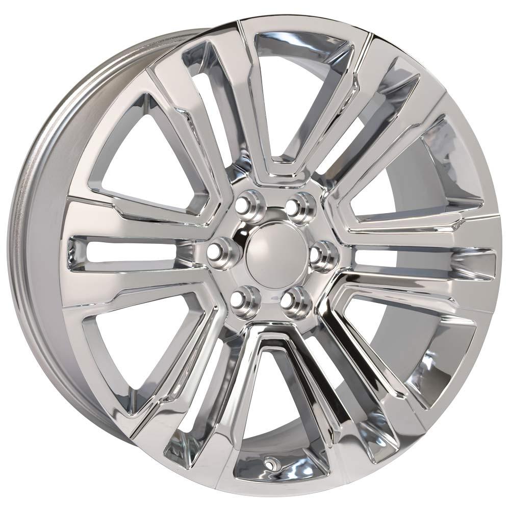 OE WHEELS CV44 22x9 6X139.7 24 CHROME