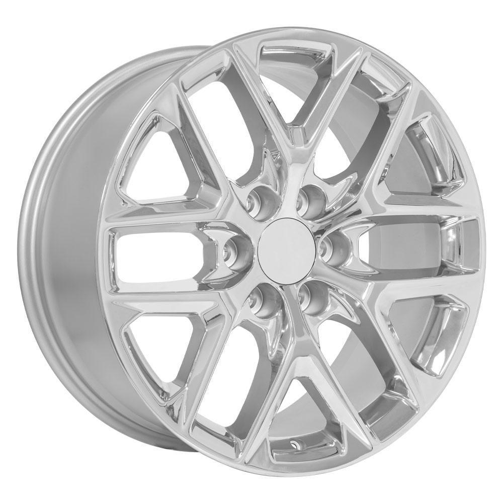 OE WHEELS CV62 20x9 6X139.7 28 CHROME