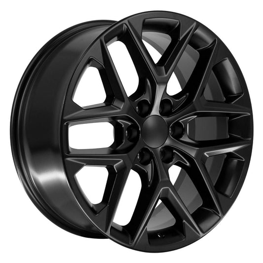 OE WHEELS CV62 22x9 6X139.7 28 GLOSS BLACK