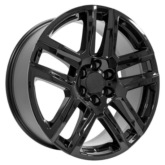 OE WHEELS CV63 22x9 6X139.7 28 GLOSS BLACK