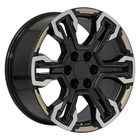OE WHEELS CV65 20x9 6X139.7 26 GLOSS BLACK