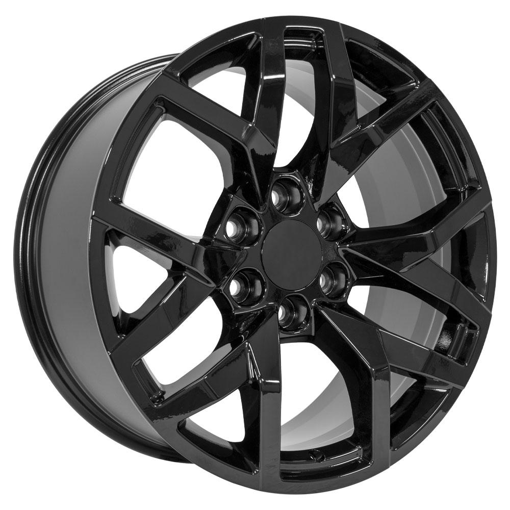 OE WHEELS CV66 22x9 6X139.7 28 GLOSS BLACK