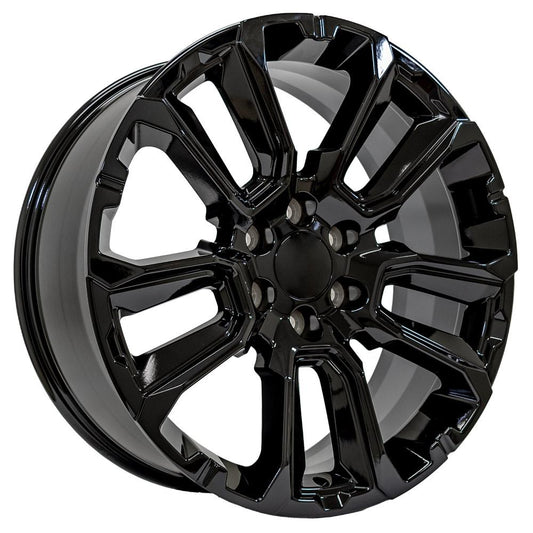 OE WHEELS CV68 22x9 6X139.7 28 GLOSS BLACK
