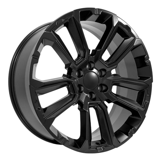 OE WHEELS CV68 24x10 6X139.7 28 SATIN BLACK