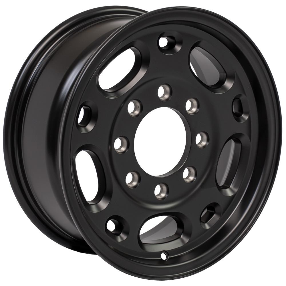 OE WHEELS CV82 16x6.5 8X165.1 28 SATIN BLACK