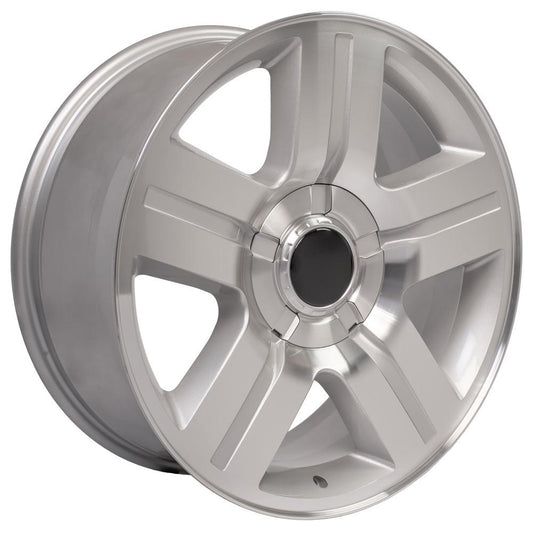 OE WHEELS CV84 22x9 6X139.7 31 SILVER MACHINED