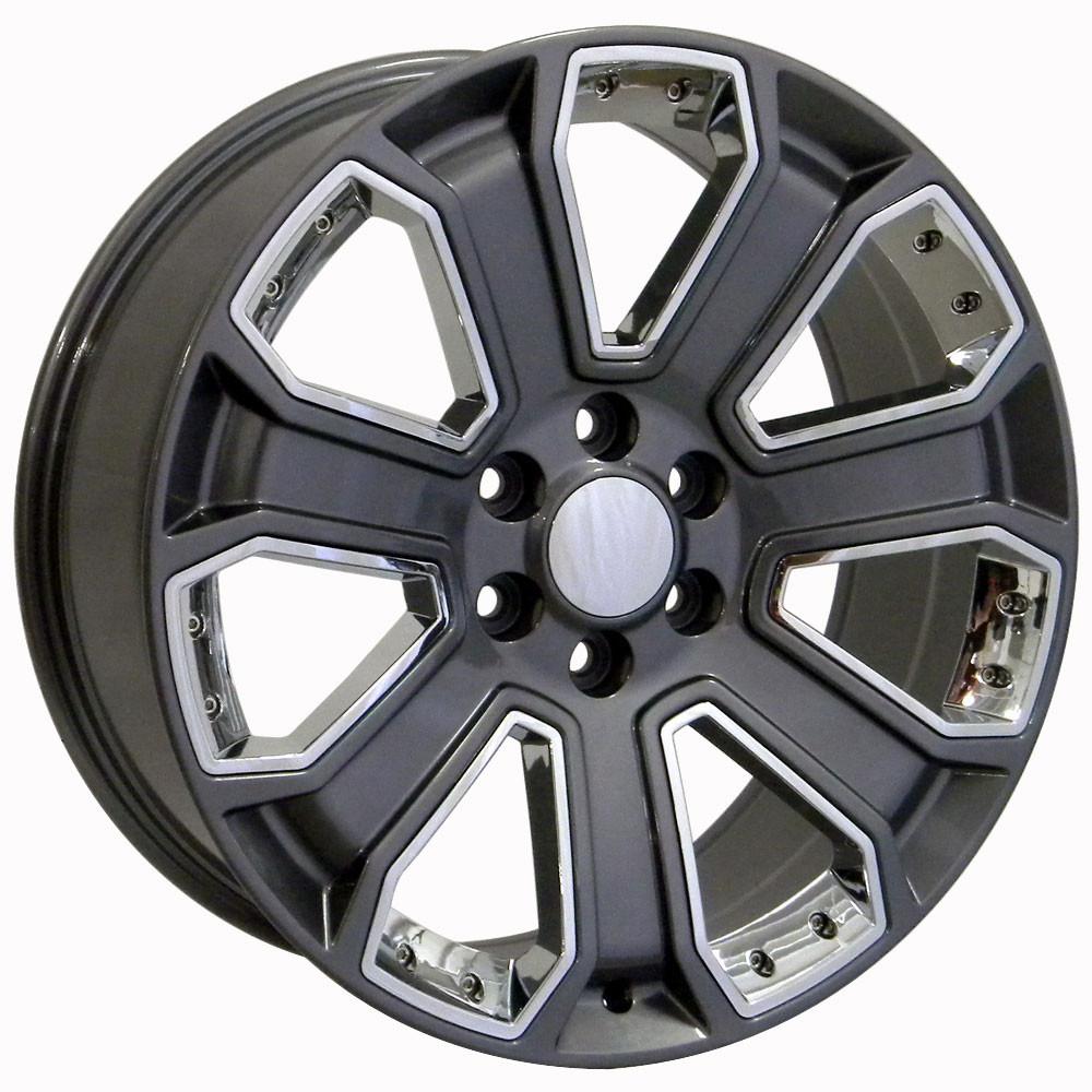 OE WHEELS CV93 22x9 6X139.7 31 GUNMETAL