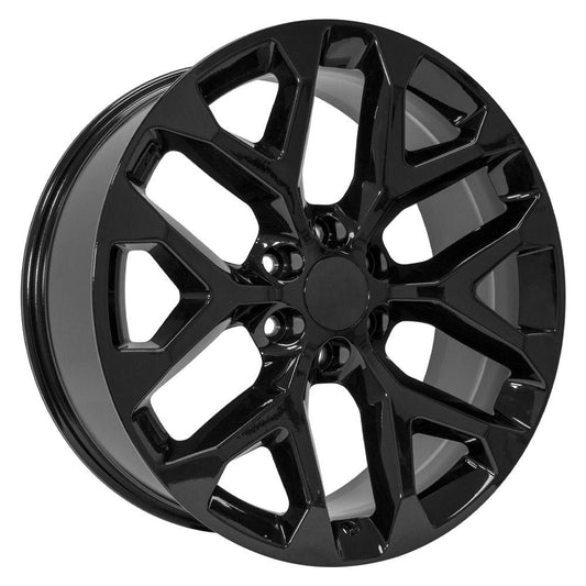 OE WHEELS CV98 22x9 6X139.7 24 GLOSS BLACK