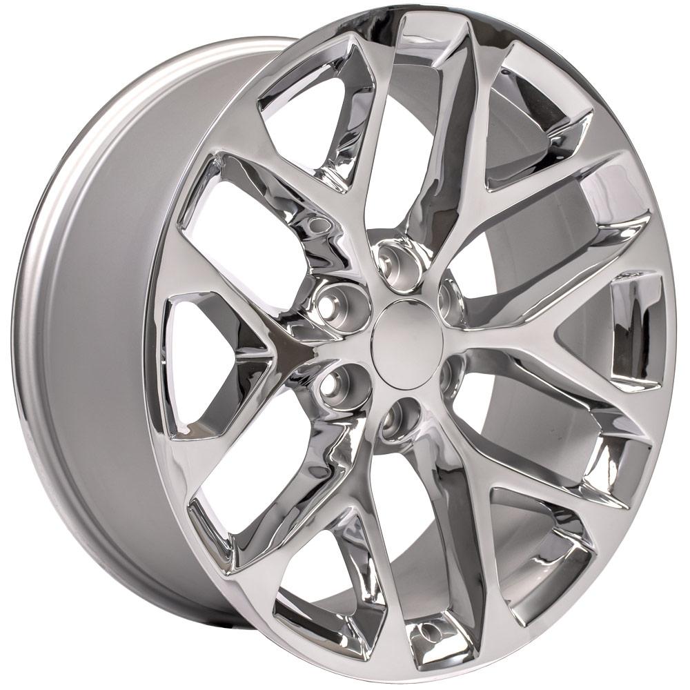 OE WHEELS CV98 22x9 6X139.7 24 CHROME