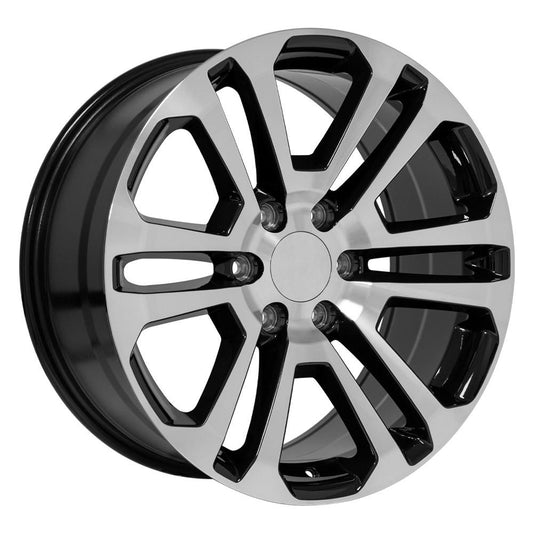OE WHEELS CV99 20x9 6X139.7 31 BLACK MACHINED