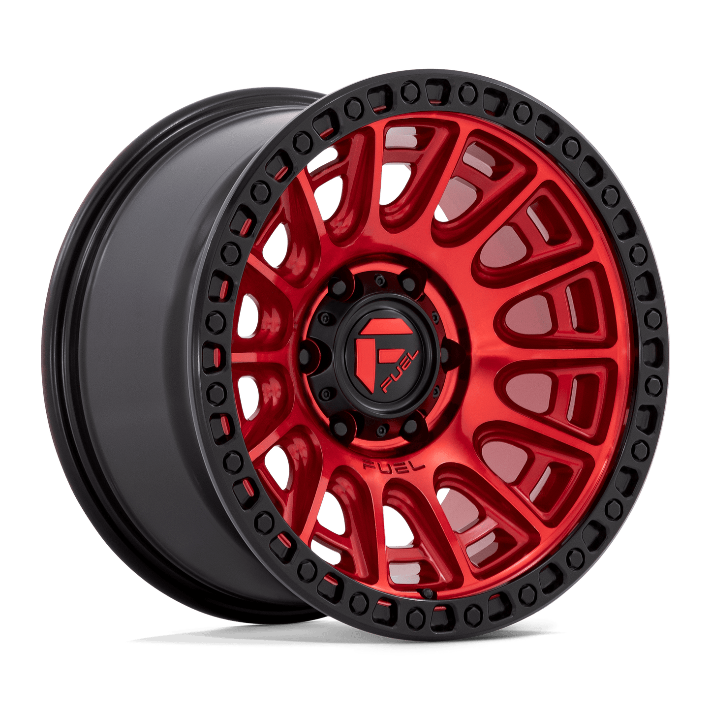 Fuel D834 CYCLE CANDY RED WITH BLACK RING
