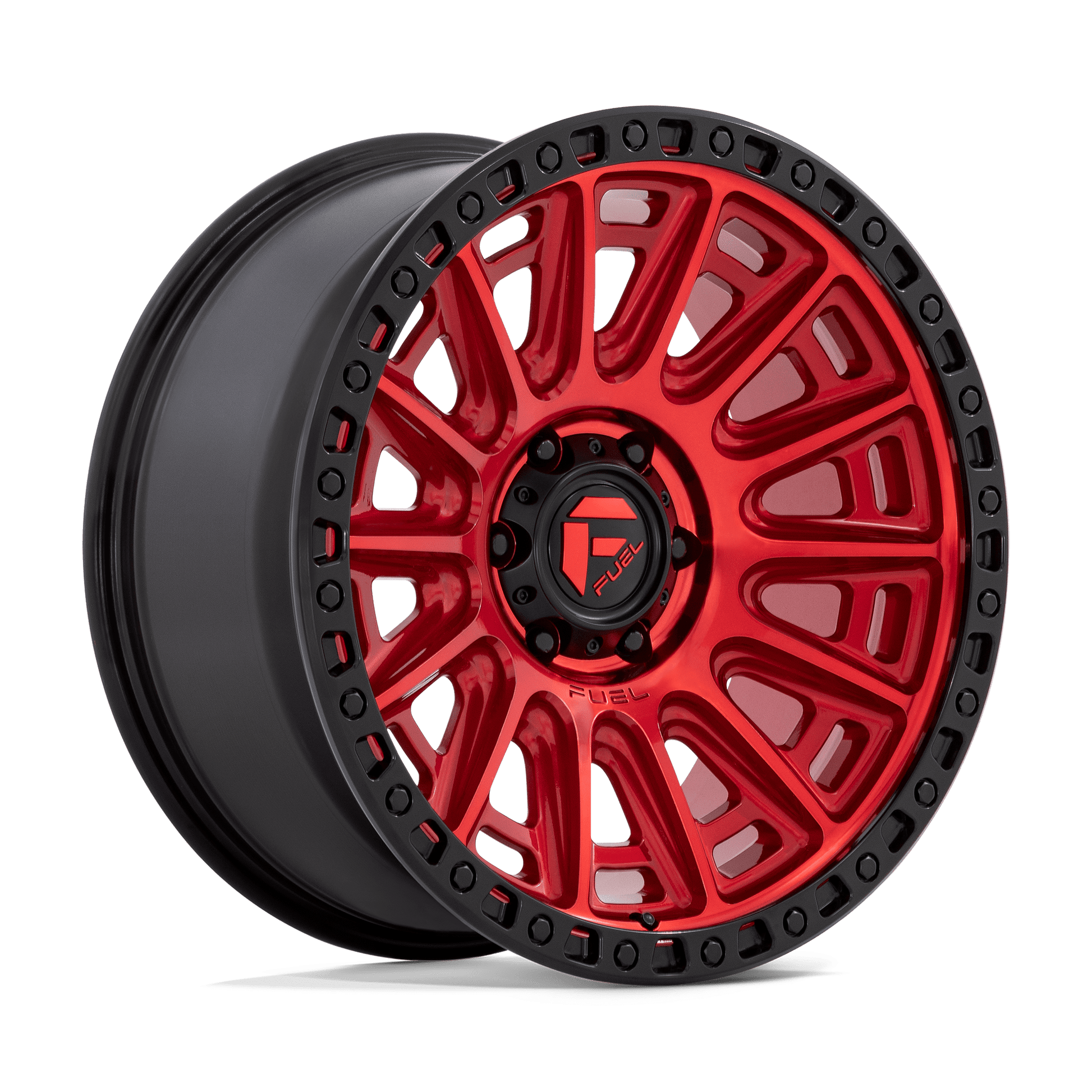 Fuel D834 CYCLE CANDY RED WITH BLACK RING