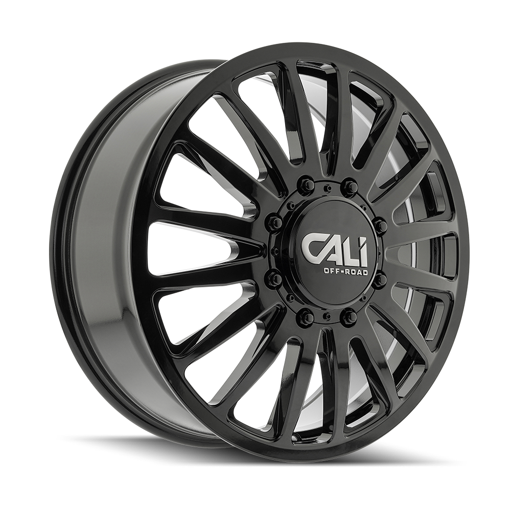 Cali Off-Road Summit Dually 9110D Front Custom Wheel Gloss Black