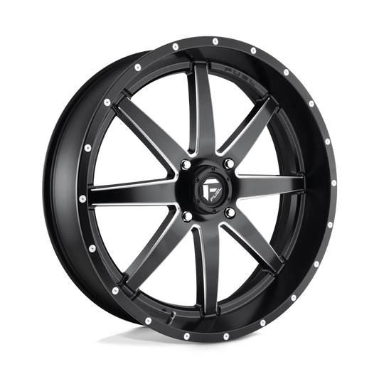 Fuel UTV D538 MAVERICK MATTE BLACK MILLED