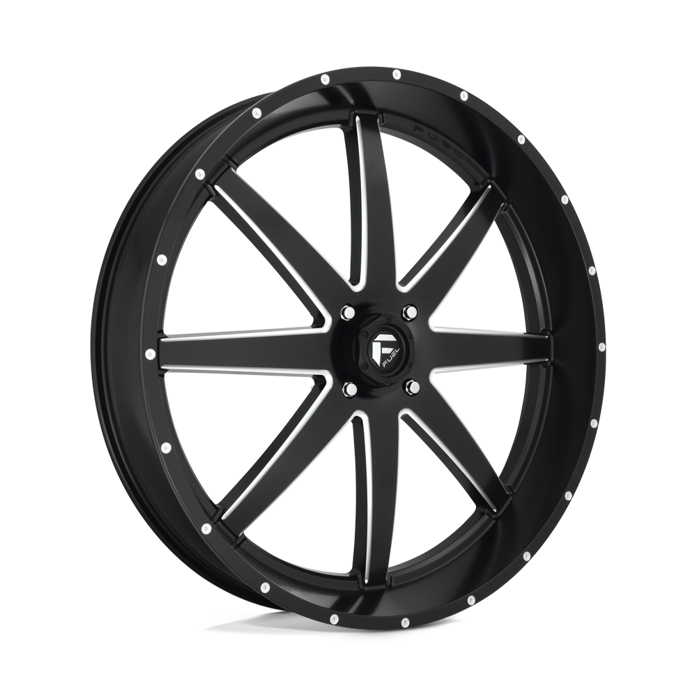 Fuel UTV D538 MAVERICK MATTE BLACK MILLED