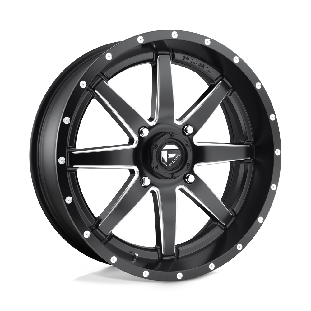 Fuel UTV D538 MAVERICK MATTE BLACK MILLED