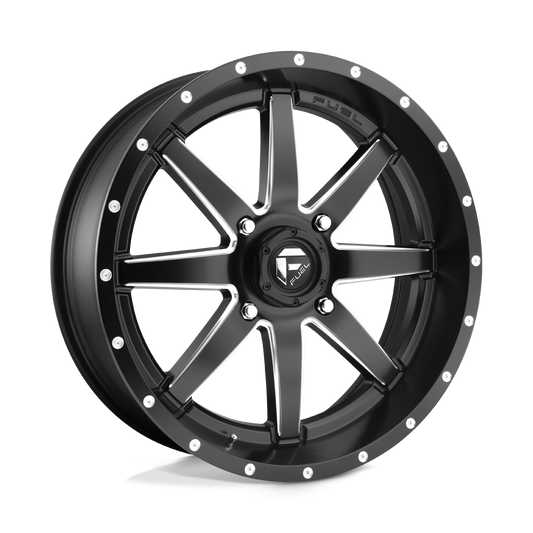 Fuel UTV D538 MAVERICK MATTE BLACK MILLED