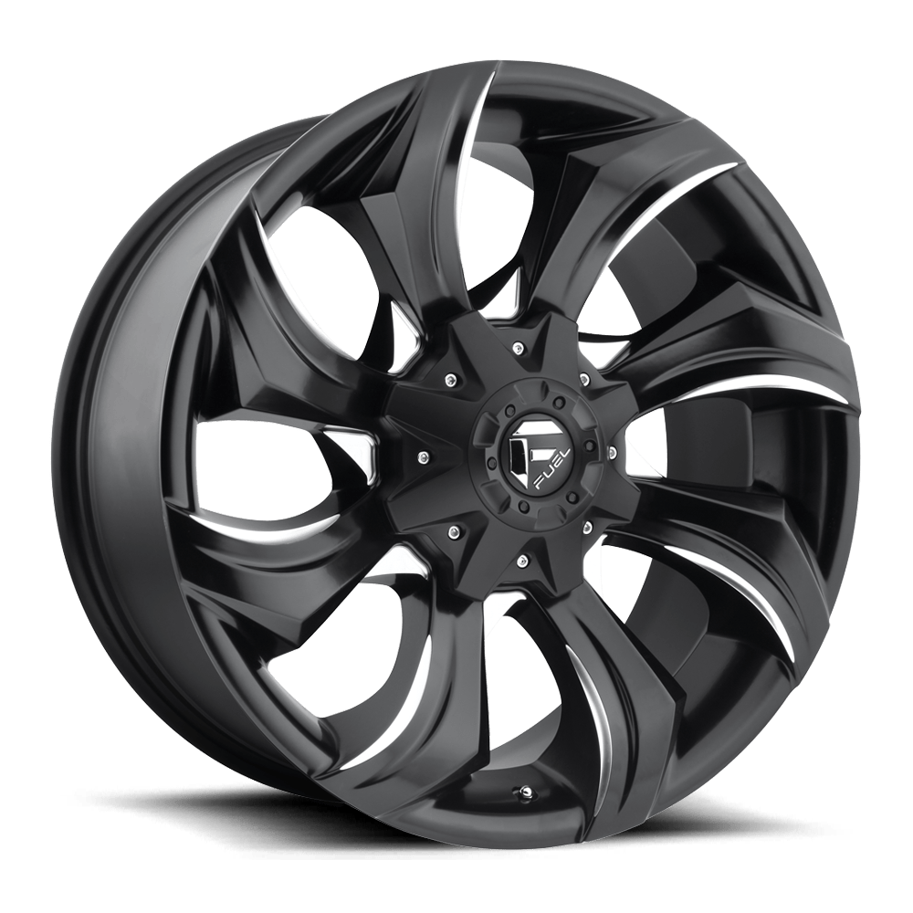 Fuel D571 STRYKR GLOSS BLACK MILLED