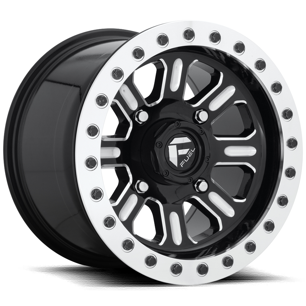 Fuel UTV D910 HARDLINE BEADLOCK GLOSS BLACK MILLED