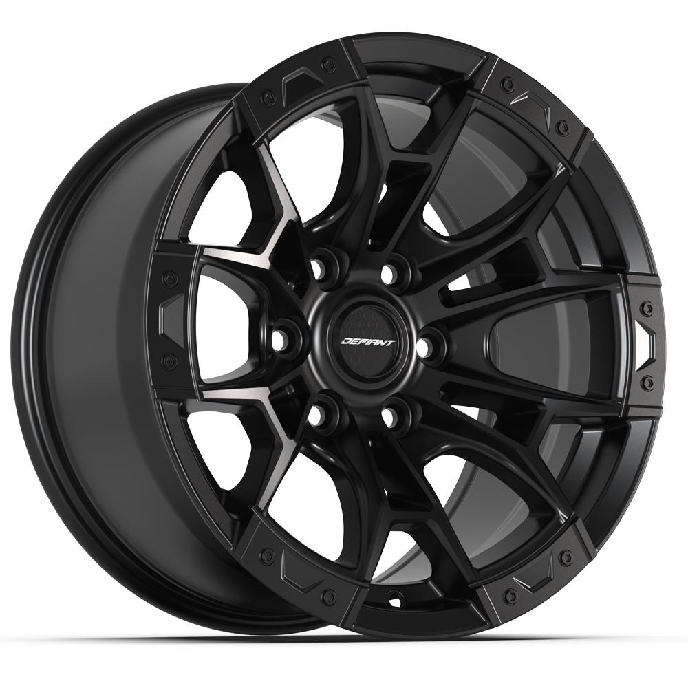 DEFIANT DF04 Wheel Satin Black