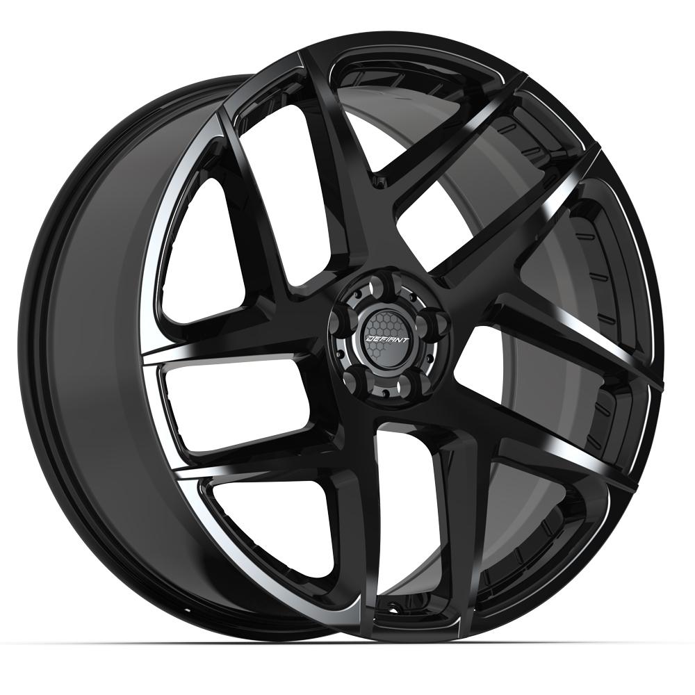 DEFIANT DF05 22x10 5X108 37 GLOSS BLACK