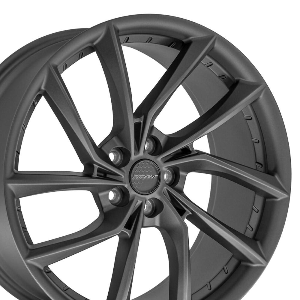 DEFIANT Wheels DF06 Dark Satin Charcoal