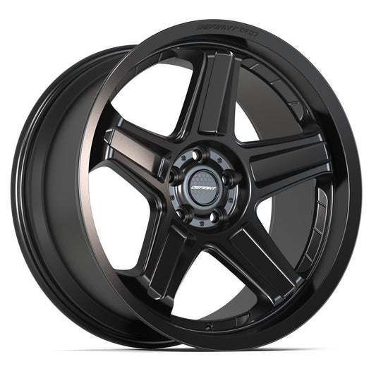 DEFIANT DF07 20x9.5 5X115 15 SATIN BLACK