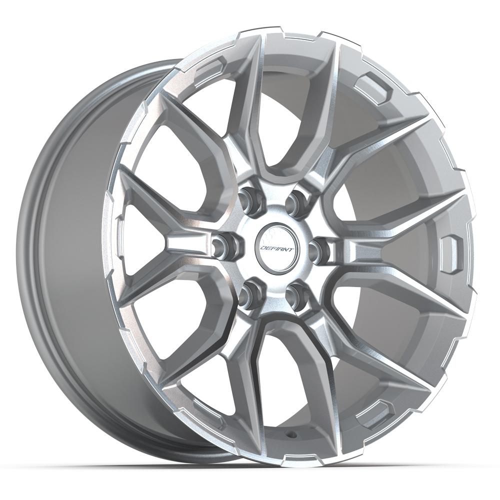 DEFIANT DF18C Wheel Gloss Silver Machined