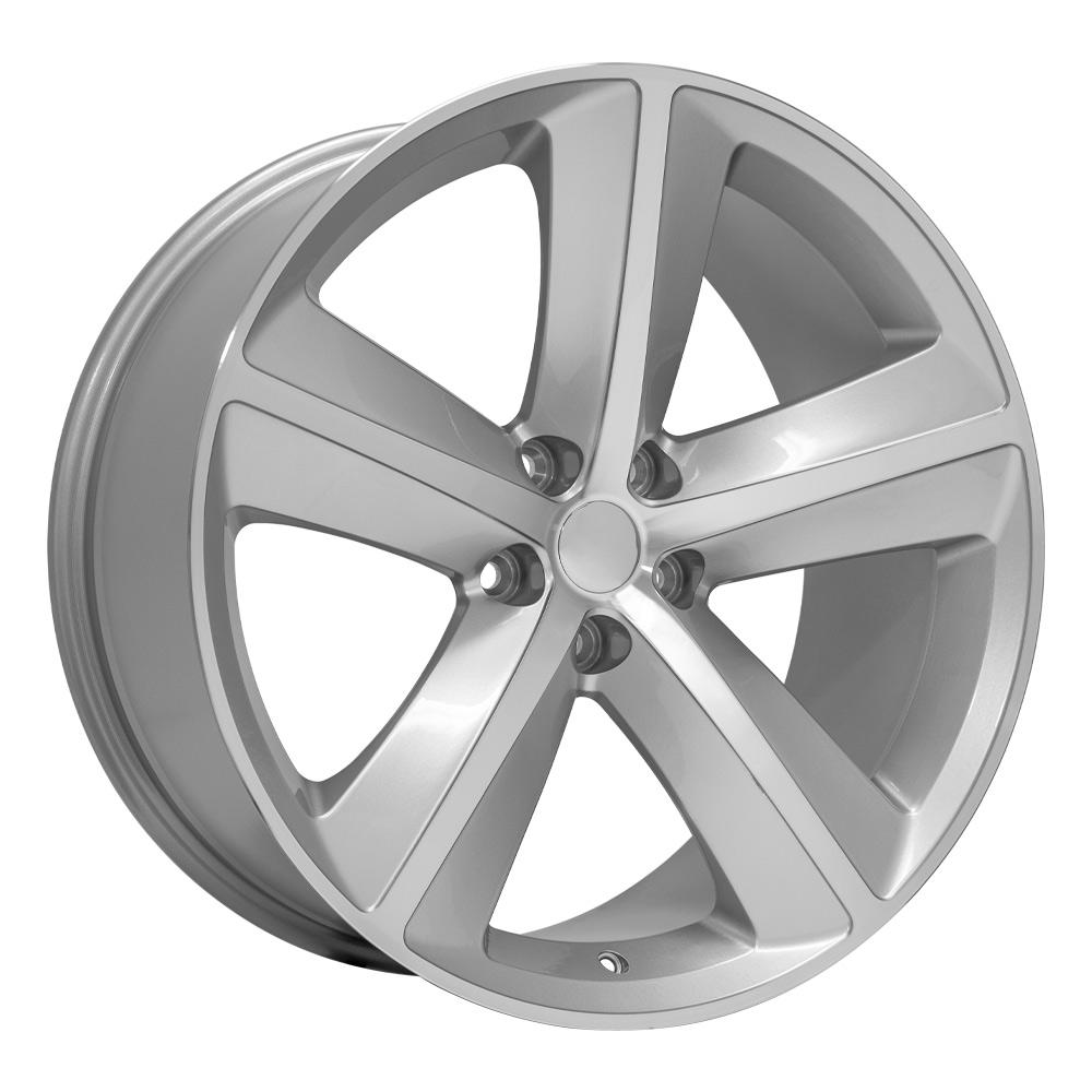 OE WHEELS DG05 20x9 5X115 20 SILVER MACHINED