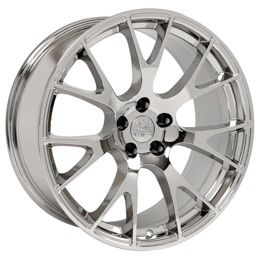 OE WHEELS DG69 22x10 5X139.7 25 CHROME