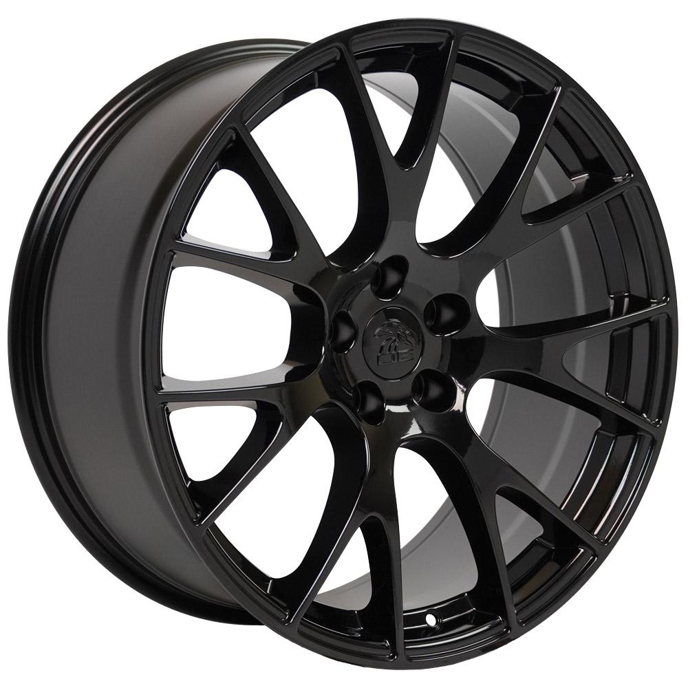 OE WHEELS DG15 22x9 5X115 18 GLOSS BLACK