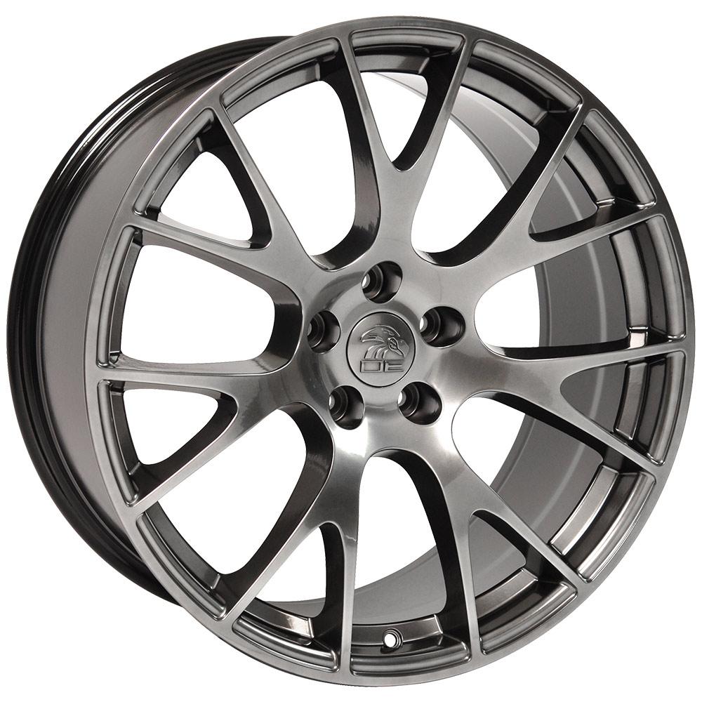OE WHEELS DG69 22x10 5X139.7 25 HYPER BLACK