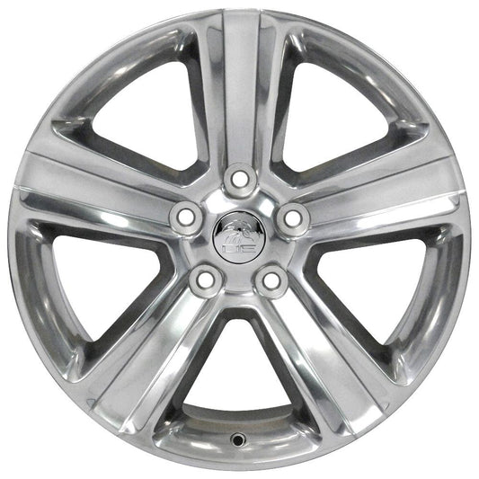 OE WHEELS DG65 20x9 5X139.7 19 POLISHED WITH PAINTED INLAY