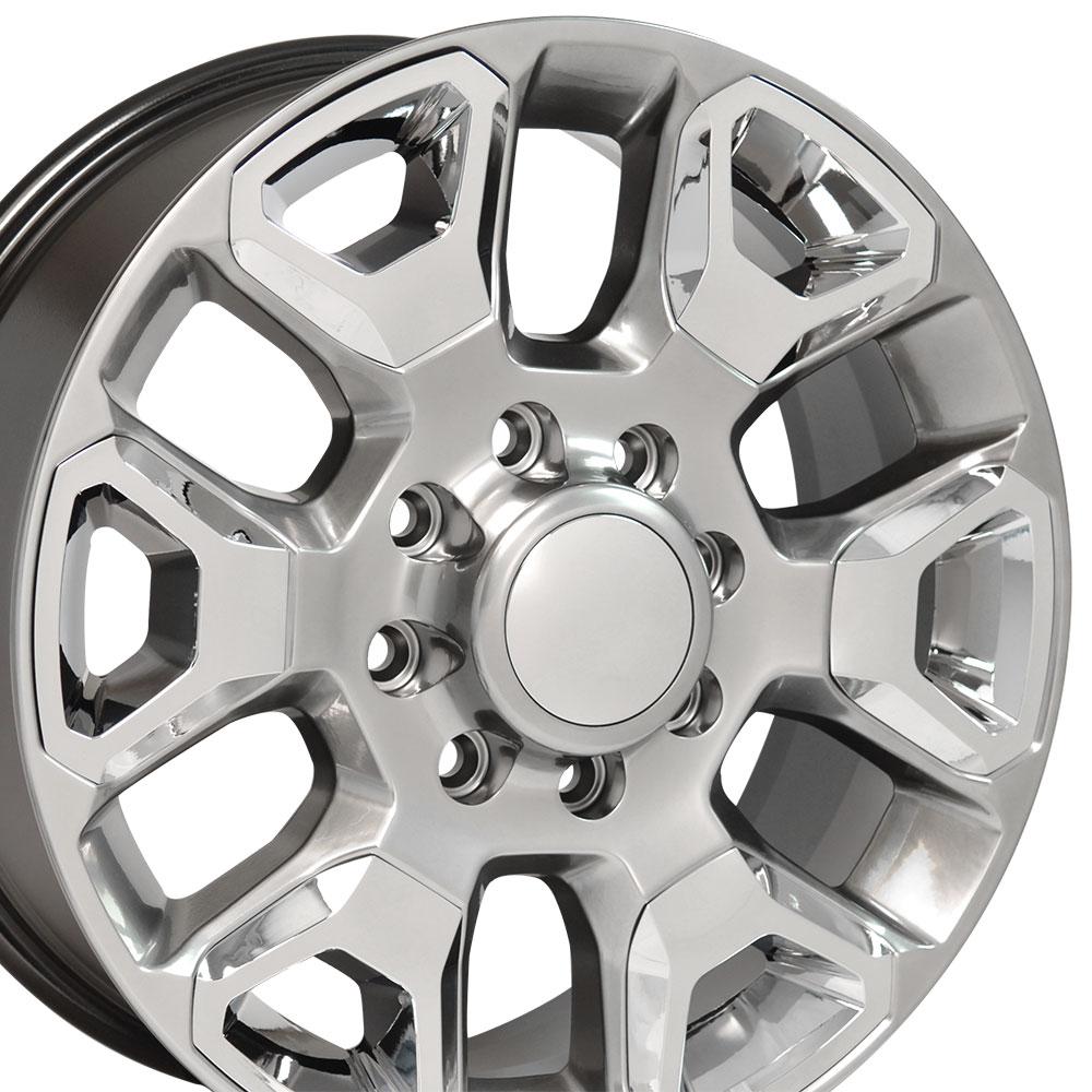 OE Wheels DG66 Hyper Silver with Chrome