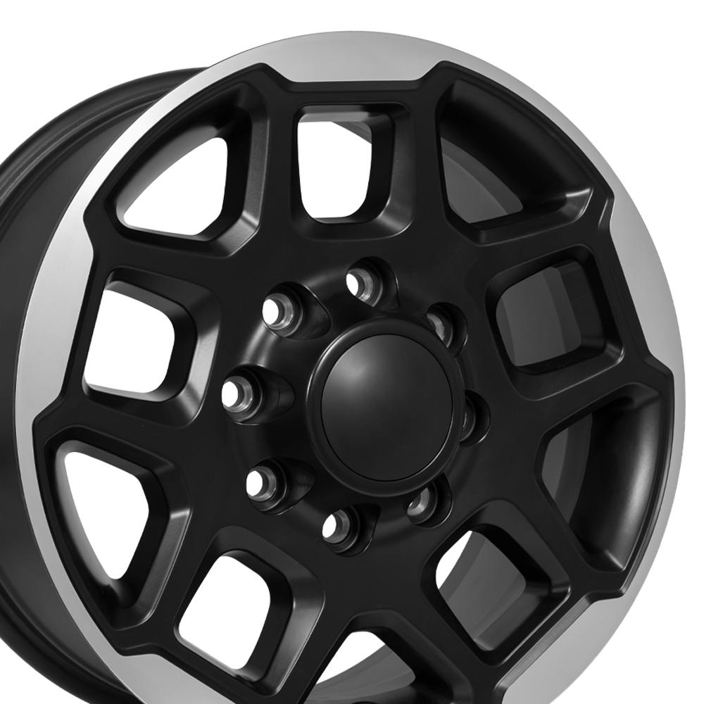 OE Wheels DG78 Wheel Satin Black Machined