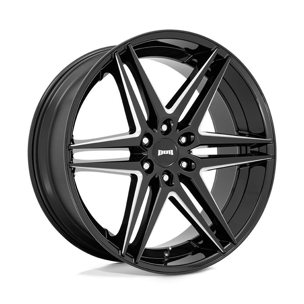 DUB 1PC S267 DIRTY DOG GLOSSY BLACK MILLED