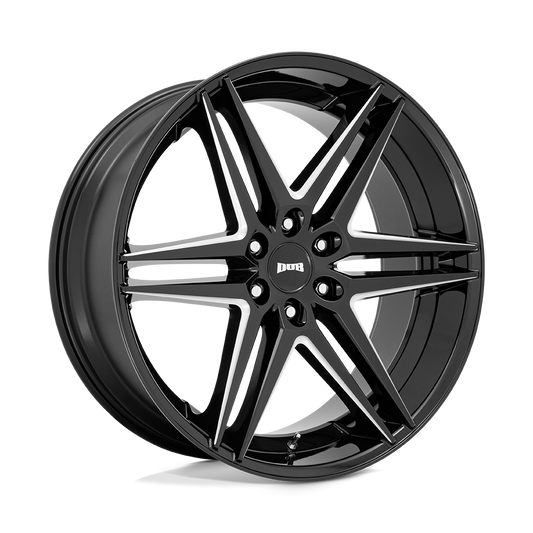 DUB 1PC S267 DIRTY DOG GLOSSY BLACK MILLED