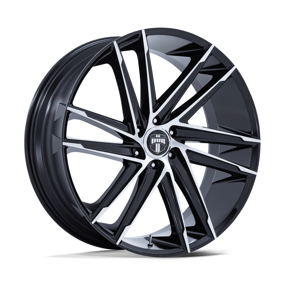 DUB 1PC DC275 BLAZE GLOSS BLACK W/ MACHINED FACE