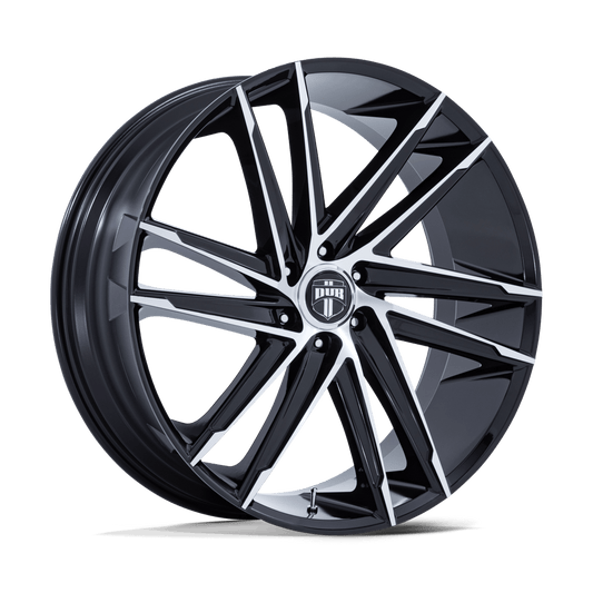DUB 1PC DC275 BLAZE GLOSS BLACK W/ MACHINED FACE