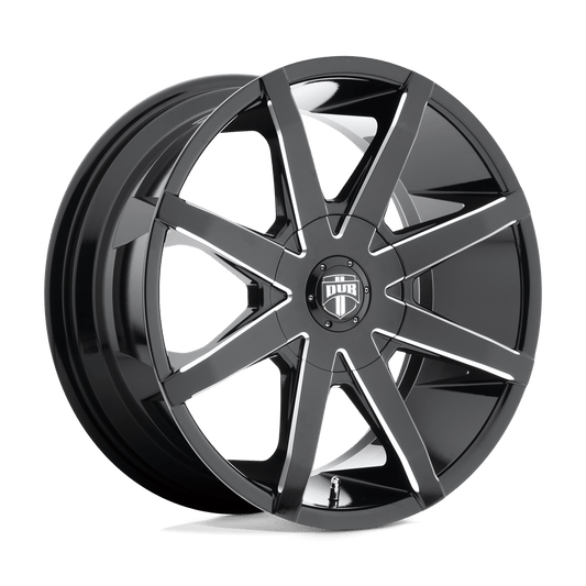 DUB 1PC S109 PUSH GLOSS BLACK MILLED