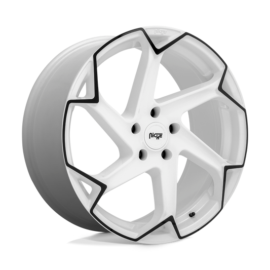 Niche 1PC M257 FLASH GLOSS WHITE WITH BLACK