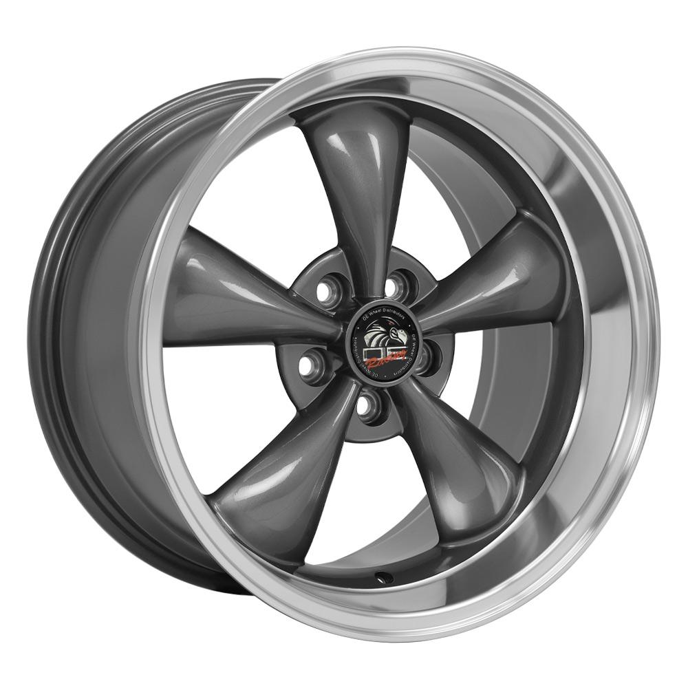 OE WHEELS FR01 18x10 5X114.3 22 ANTHRACITE WITH MACHINED LIP