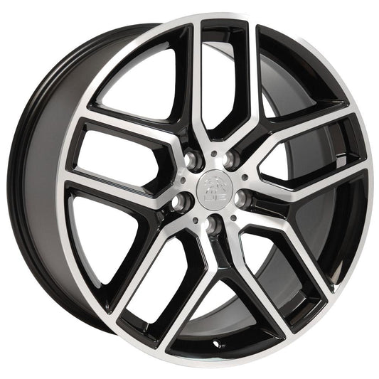 OE WHEELS FR73 20x9 5X114.3 44 BLACK MACHINED