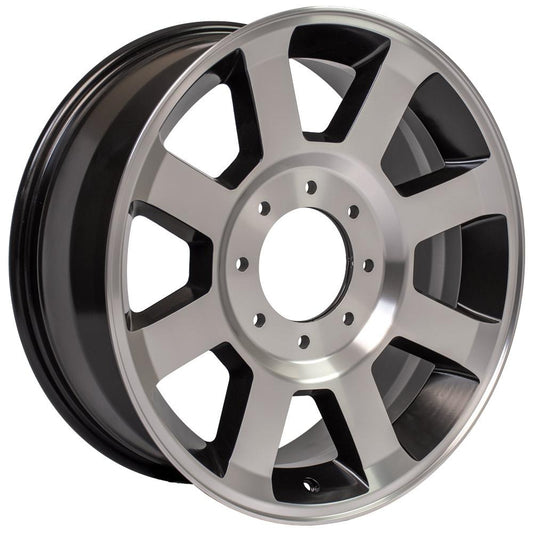 OE WHEELS FR78 20x8 8X170 40 SATIN BLACK MACHINED