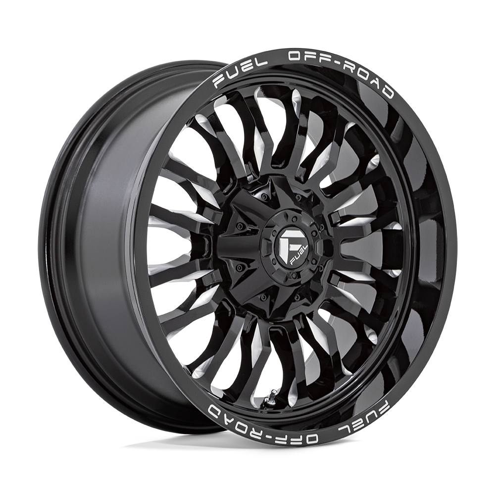 Fuel D795 ARC GLOSS BLACK MILLED