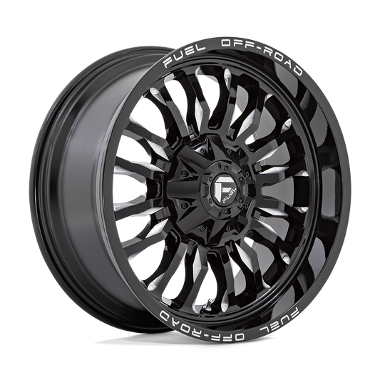 Fuel D795 ARC GLOSS BLACK MILLED